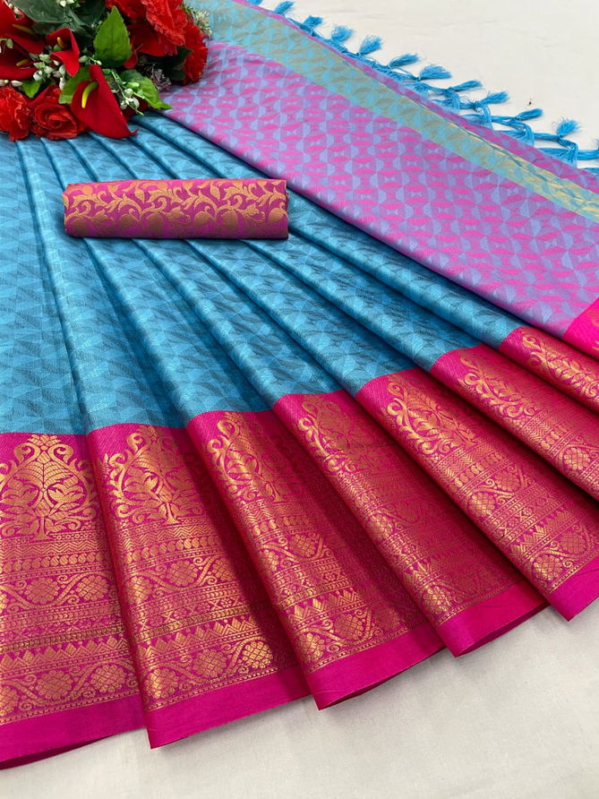 Aab Genius Non Catalogue Pure Mercerised cotton silk Designer Saree Catalogue